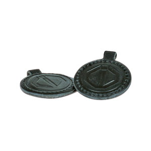CDVI LEATHER KEY RING BADGE