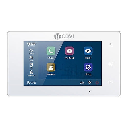 CDVI TOUCH SCREEN IP MONITOR WHITE