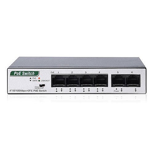 CDVI 4 ports 32 Watts PoE+ switch