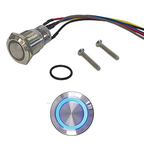 CDVI ILLUM PUSH BUTTON - LATCH