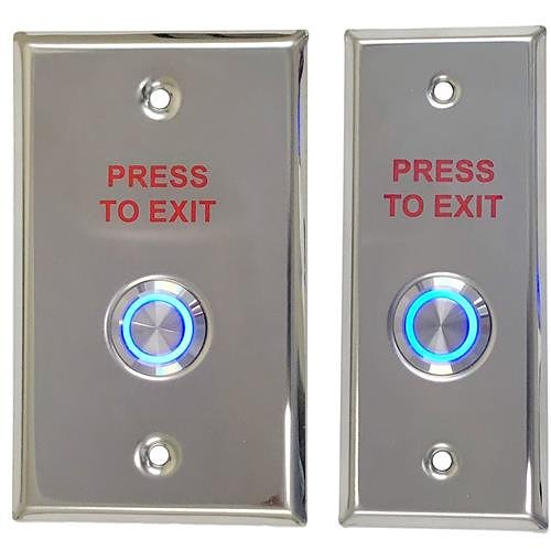 CDVI ILLUM SST REX BUTTON - LATCH