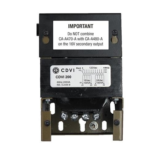 CDVI 16V / 24V  200VA TRANSFORMER