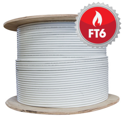 Cable CAT6 FT6 Interieur Blanc