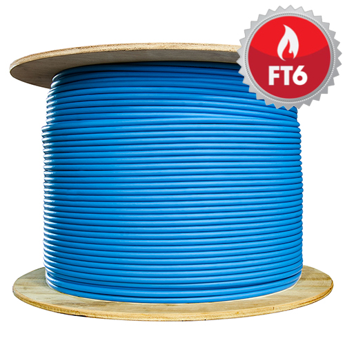 Cable CAT6 FT6 Interior Bleu/Blue