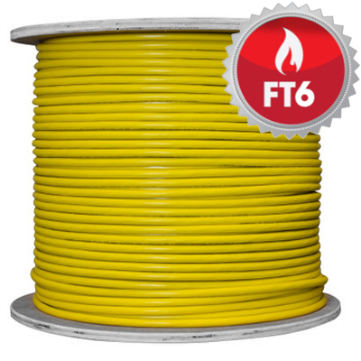 Cable CAT6 FT6 Interior Jaune/Yellow