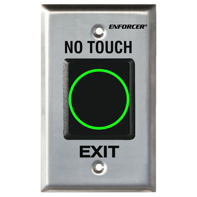 Bouton poussoir sans contact / No Touch Request-to-Exit Sensor
