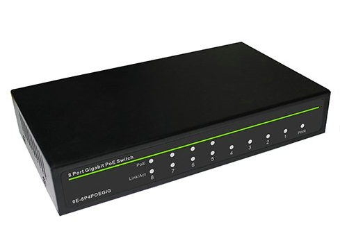 Commutateur 8-Port Gigabit Ethernet PoE Switch