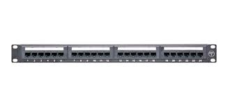 Patch panel - 24-port - CAT6 NO Keystone