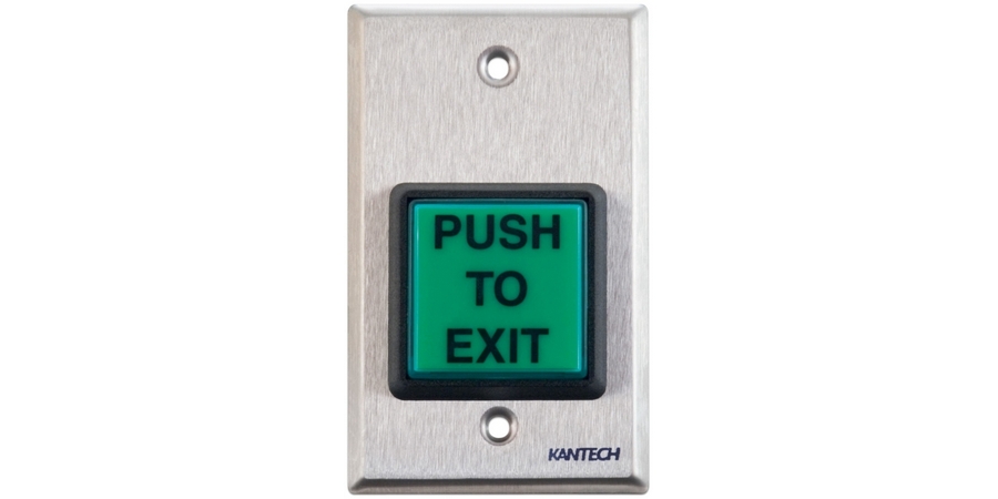 Kantech - PB-EXIT PB2 push button with single