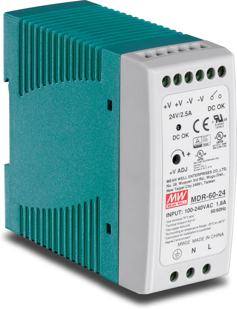 60 W Single Output Industrial DIN-Rail Power Supply
