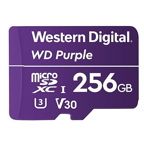 WD Purple SC QD101 Carte microSDXC  256 Go