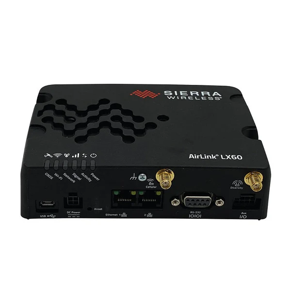 AirLink® LX60: Dual Ethernet 4G LTE Router, includes 1-year AirLink