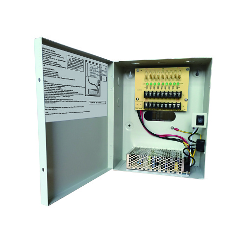 W Box 0E-1275AD9 9-Channel 7.5 AMP CCTV Power Supply