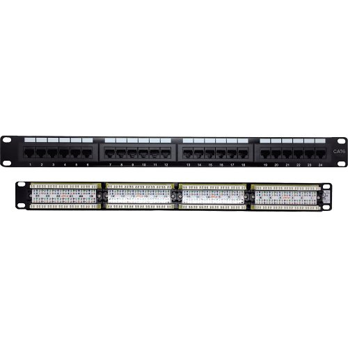 W Box 0E-C6PP24 CAT6 24-Port Patch Panel