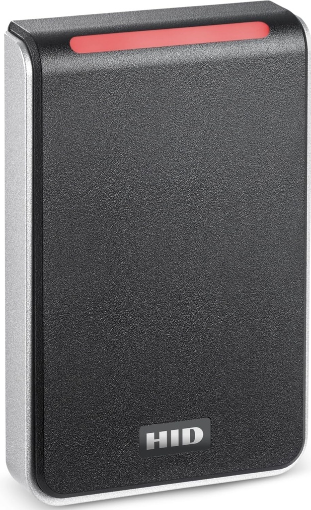 HID SIGNO 40K, STANDARD PROFILE, TERMINAL CONN, BLACK W/ SIL