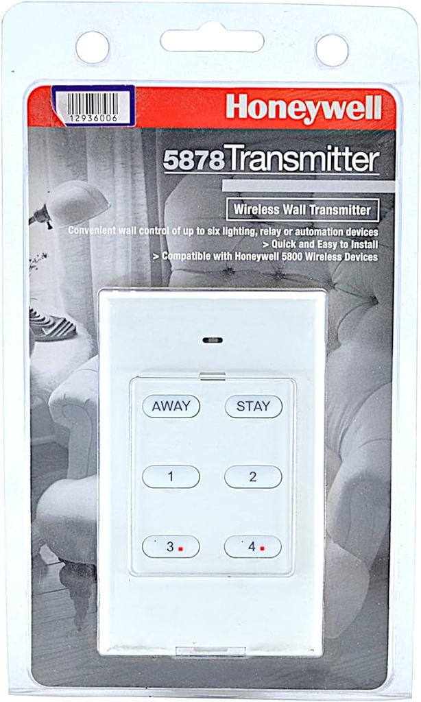 Honeywell 5878 Wireless Remote Alarm Keypad 