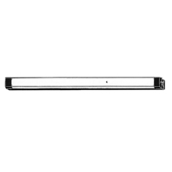 Exit Device Dummy Pushbar, Active, 1 Monitoring Switch, 36" Width, Clear Anodized, For Aluminum Door