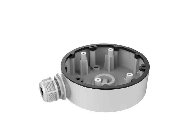 Hikvision Conduit Box for Dome Camera, 120mm, White HIKV-DS-1280ZJ-DM46