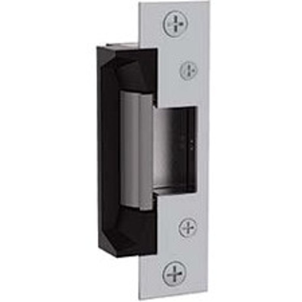 HES 5200-12/24D-630 Electric Strike Body, 12/24VDC, 0.24/0.12A, 1-3/16" Depth, for 5200 Series Electric Strike, Satin Stainless Steel