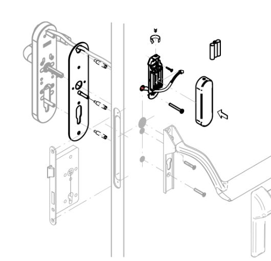 SALTO XS4 Panic Bar Kit