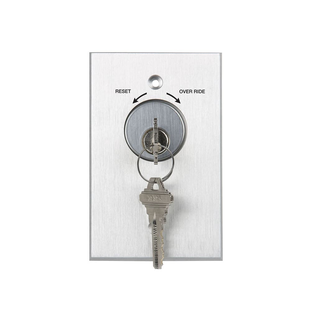 RCI 960-MO-28 Tamper-Resistant Keyswitch, Momentary Switch