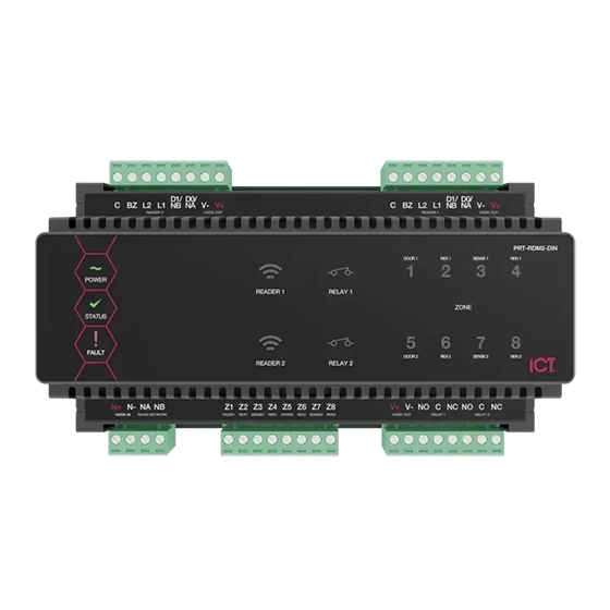 Inaxsysy ICT Protege  DIN Rail 8A Intelligent Power Supply