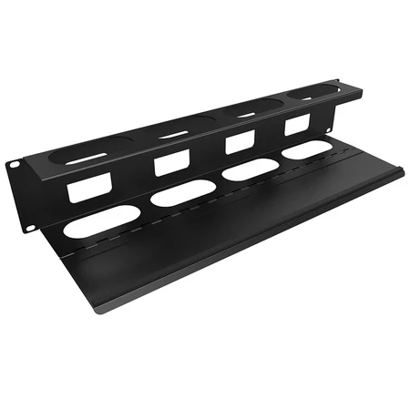 19 inch Horizontal Cable Manager - 1U Hinged