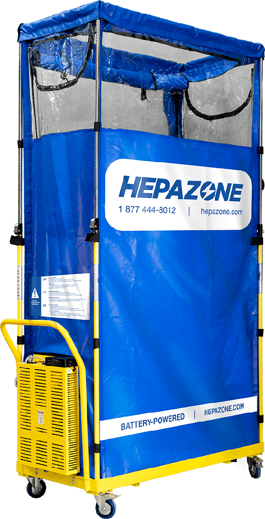 Coût fixe - utilisation de la tente HEPA en mode c