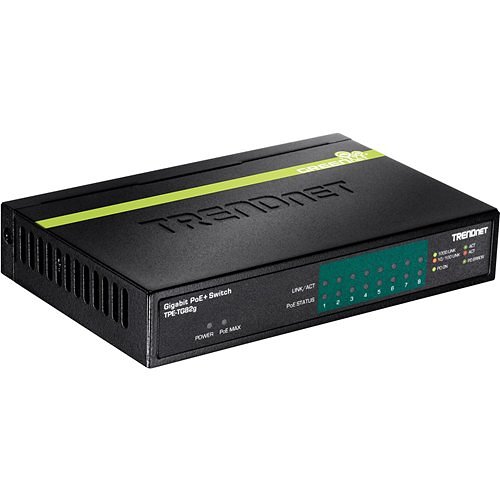 TRENDnet 8-Port Gigabit PoE+ Switch