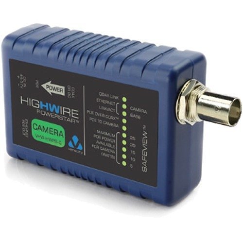 Highwire Ethernet and POE over coax adaptor