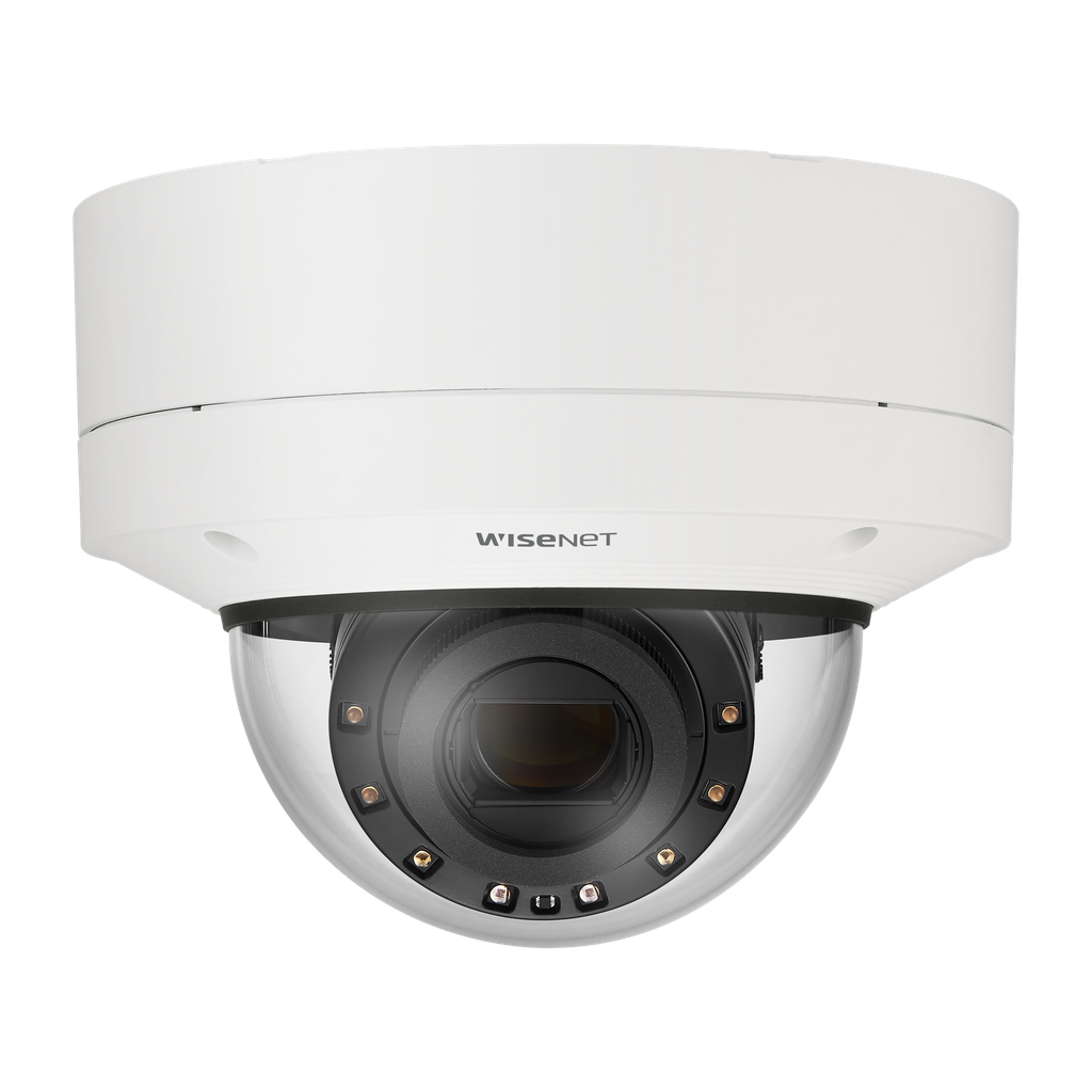 Hanwha XNV-9082R WiseNet X-Series 4K IR Outdoor Vandal Dome 