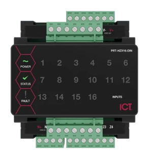 ICT Protege Half DIN Rail 16 Zone Input Expander