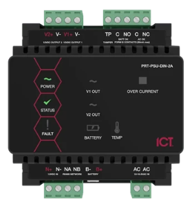 ICT Protege DIN Rail 12VDC 2A Intelligent Power Supply