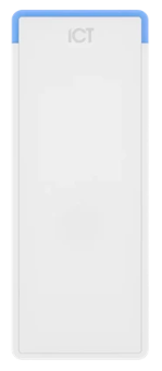 ICT TSEC COMBO 13.56MHz / 125KHz Card Reader with Bluetooth- Standard mullion mount Size - White