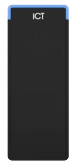 ICT TSEC Standard Mullion-mount DESfire 13.56 MHz reader- Black