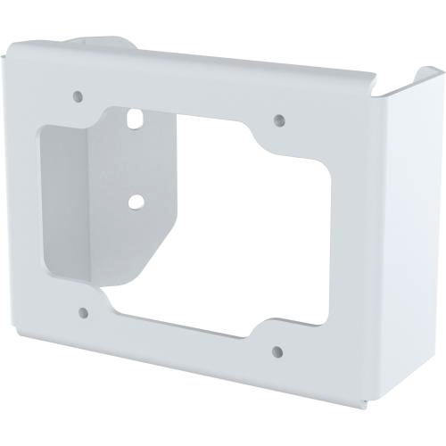 Axis Support intérieur d'angle compatible avec: P3265-LV : P3265-V, P3267-LV, P3268-LV, Q9307-LV. Livré avec 4 vis TX20. Fabriqué en acier et peint en blanc Axis - Corner indoor bracket. Supplied with 4 TX20 screws. Made of steel and painted white
