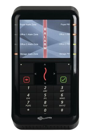 Gallagher T20 ALARMS TERMINAL BLACK