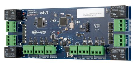 Gallagher HBUS 8 IN 4 OUT BOARD