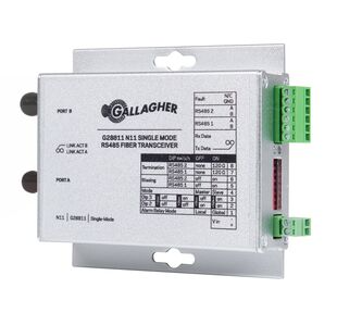 Gallagher N11 FIBER TRANSCEIVER SGLE MODE 2CH 1MB