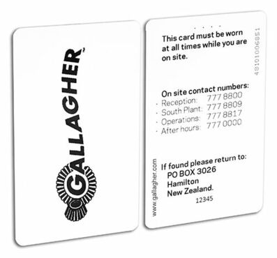 Gallagher ENCODING DUAL TECH CUSTOMER ISO CARD