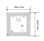 RFID Label - 54x54 Translucide/Clear