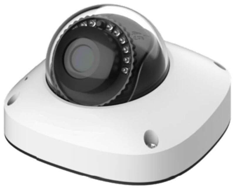 Eagle Eye Camera DM08b Outdoor Mini Dome 4Mpix, NDAA, IR, IP66, 2.8mm Lens, Microphone, POE, SD Card