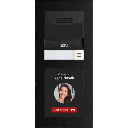 2N IP VERSO 2.0 - MAIN W CAMERA BLACK