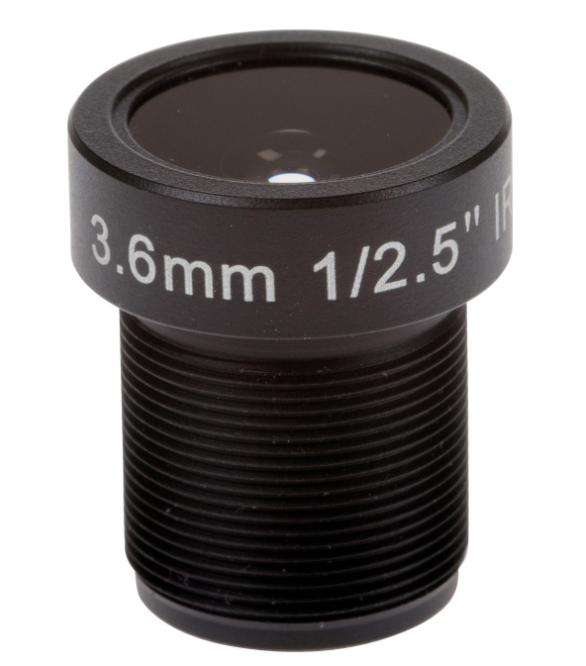 AXIS ACC LENS M12 3.6MM F2.0 10PCS