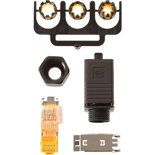 AXIS SPR CONN PUSH PULL PLUG IDC-8 IP67