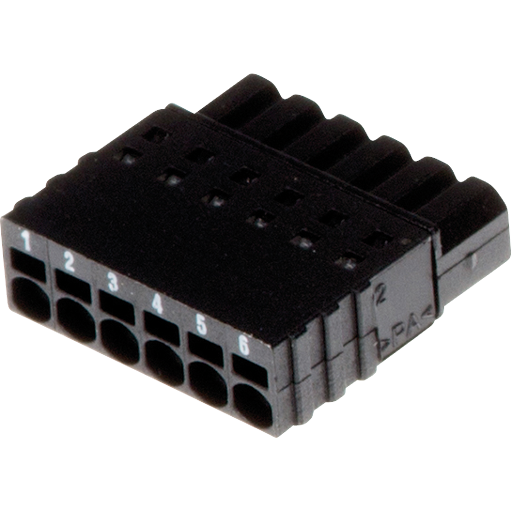 AXIS CONNECTOR A 6P2.5 STR 10PCS