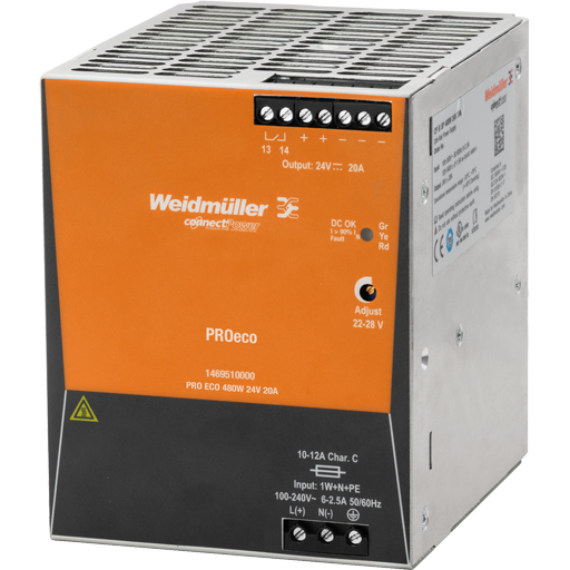 AXIS POWER SUPPLY DIN PS24 480W