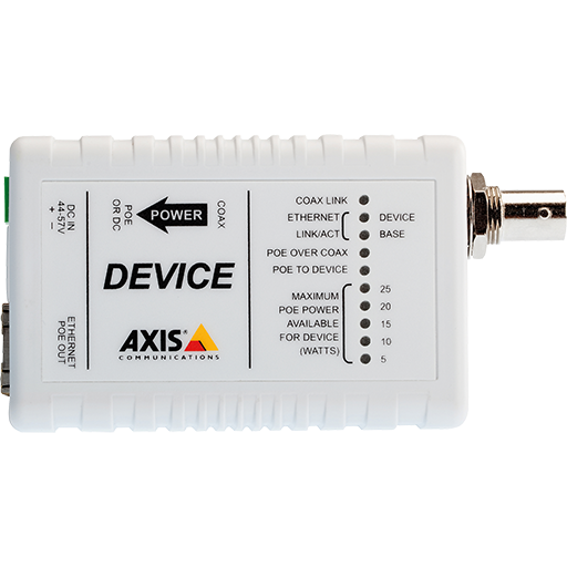 AXIS T8642 POE+ OVER COAX DEVI