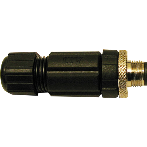 AXIS CONNECTOR M12 MALE 4P 10PCS